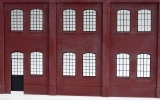 Filigranätztüren (Auhagen Tür D) 12 x 36,5 mm Sprossenteilung B, 2 Stk.